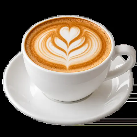 Sora Brew cafe website concept preview: latte art in a ceramic cup